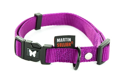 Martin Halsband Verstelbaar Nylon Paars 45-65X2,5 CM