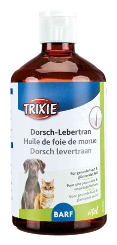 Trixie Dorslevertraan Hond / Kat 500 ML 3 ST