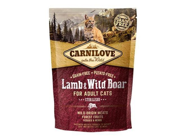 Carnilove Lamb / Wild Boar Sterilised 400 GR