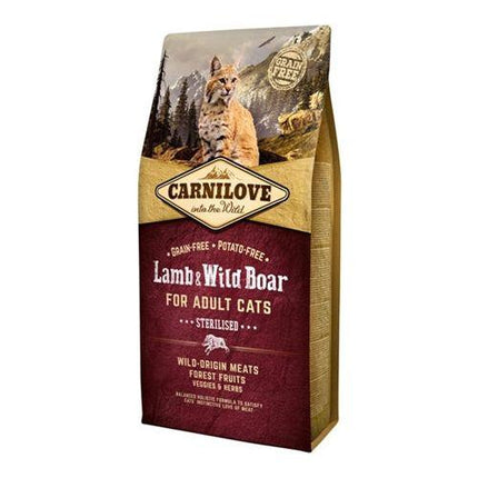 Carnilove Lamb / Wild Boar Sterilised 6 KG