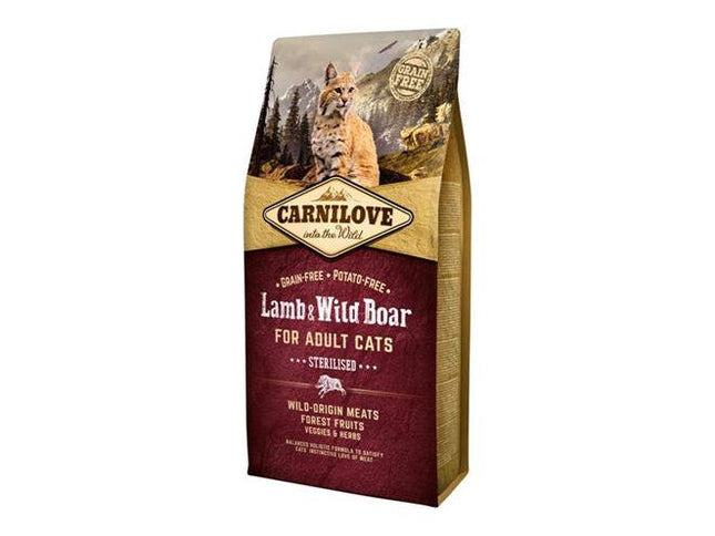 Carnilove Lamb / Wild Boar Sterilised 6 KG