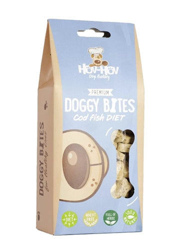 Hov-Hov Premium Diet Doggy Bites Graanvrij Kabeljauw 100 GR