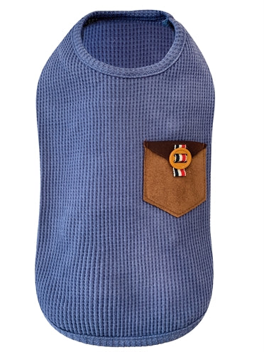 Croci T-Shirt Hond Top Chic Blauw 35 CM