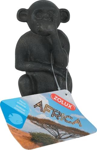 Zolux Ornament Afrika Aap Zwijgen 10,5X5X6,5 CM