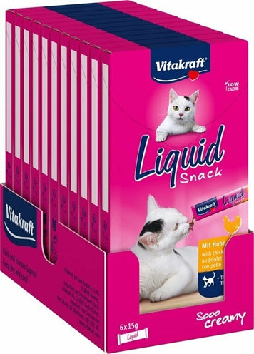 Vitakraft Cat Liquid Snack Kip & Taurine 11X3 ST