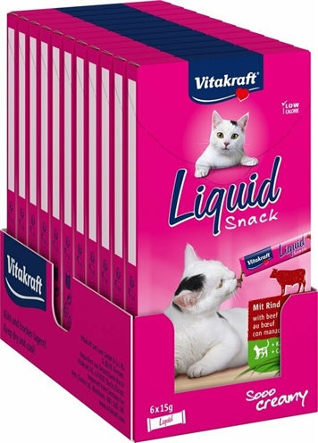 Vitakraft Cat Liquid Snack Rund & Inuline 11X3 ST