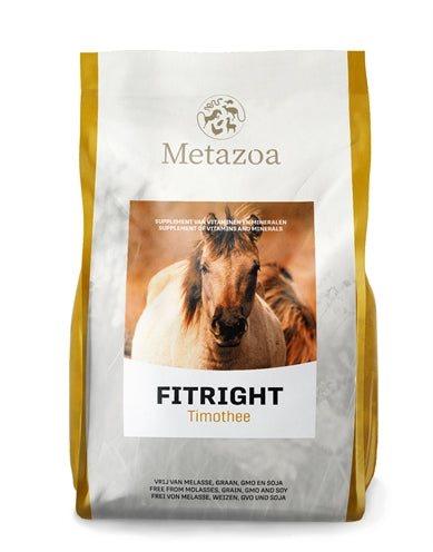 Metazoa Premium Paardenvoeding Fitright Timothee 15 KG
