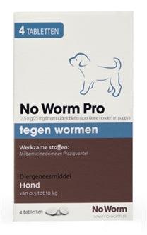 Exil No Worm Pro Hond S 4 TBL - Pet4you