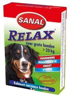 Sanal Dog Relax Kalmeringstablet Large VANAF 20 KG 15 TABLETTEN - Pet4you
