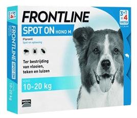Frontline Hond Spot On Medium 4 PIPET 10-20 KG - Pet4you