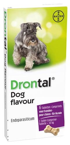 Bayer Drontal Tasty Ontworming Hond 6 TABLETTEN - Pet4you