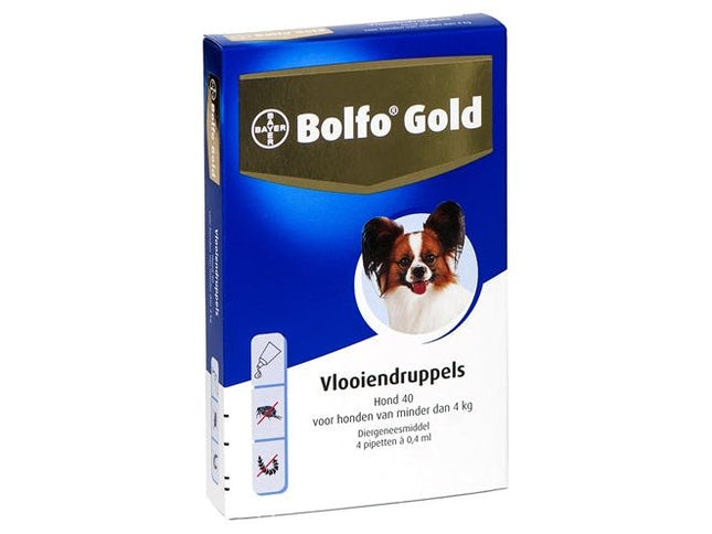 Bolfo Gold Hond Vlooiendruppels 40 2 PIPET - Pet4you