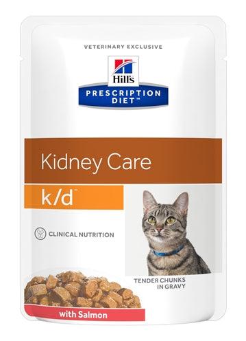 Hill's Prescription Diet Hill's Feline K/D Zalm 12X85 GR - Pet4you