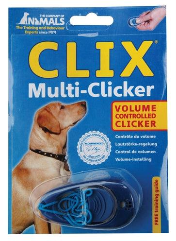 The Company Of Animals Coa Clix Multi-Clicker 3 Tonig Blauw - Pet4you