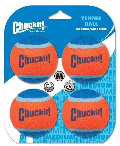 Chuckit Tennisbal MEDIUM 6 CM 4 ST - Pet4you
