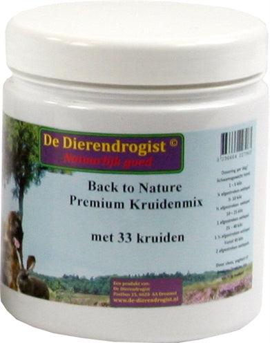 Dierendrogist Back To Nature Premium Kruidenmix Met 33 Kruiden 450 GR - Pet4you