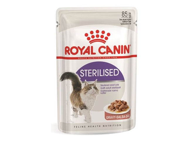 Royal Canin Feline Sterilised In Gravy 12X85 GR - Pet4you