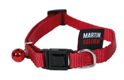 Martin Kattenhalsband Nylon Uni Rood 20-30X1 CM - Pet4you