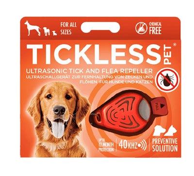 Tickless Teek En Vlo Afweer Voor Hond En Kat Fluoriserend Oranje - Pet4you