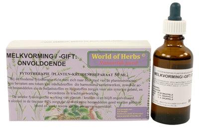 World Of Herbs Fytotherapie Onvoldoende Melkvorming /-Gift 50 ML - Pet4you