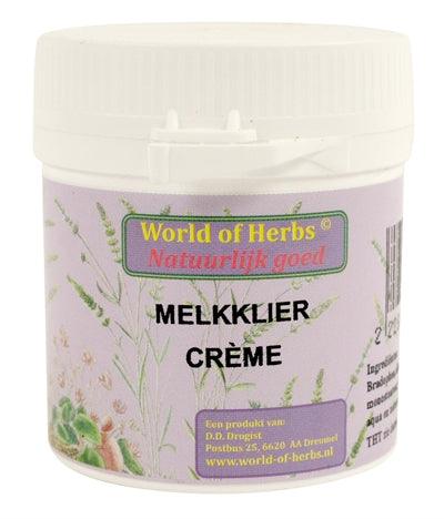 World Of Herbs Fytotherapie Melkklier Creme 50 GR - Pet4you