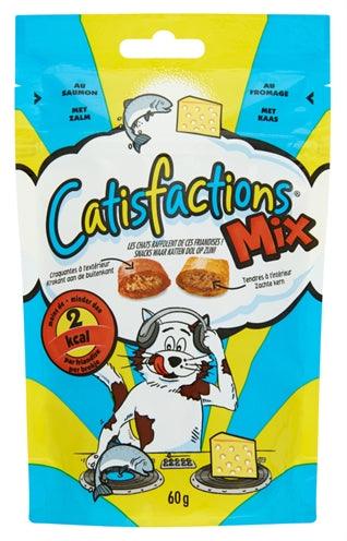 Catisfactions Mix Zalm/Kaas 60 GR - Pet4you