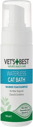 Vets Best Waterless Cat Bath 150 ML - Pet4you
