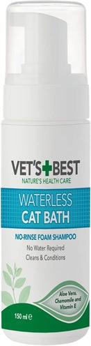 Vets Best Waterless Cat Bath 150 ML - Pet4you