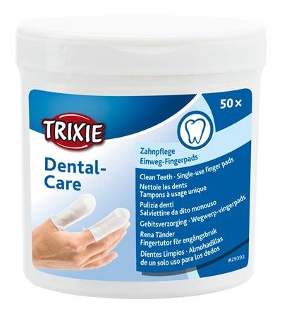 Trixie Dentalcare Vingerpads 50 ST - Pet4you