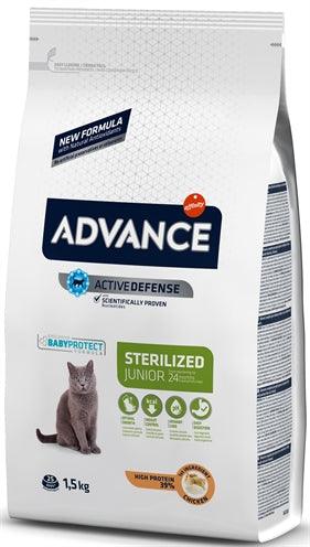 Advance Cat Junior Sterilized Chicken 1,5 KG - Pet4you