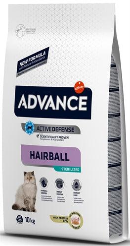 Advance Cat Sterilized Hairball 10 KG - Pet4you