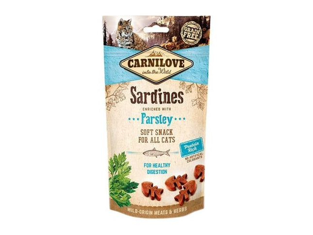 Carnilove Soft Snack Sardines / Peterselie 50 GR - Pet4you