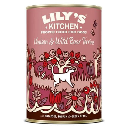 Lily's Kitchen Dog Venison Wild Boar Terrine 6X400 GR - Pet4you