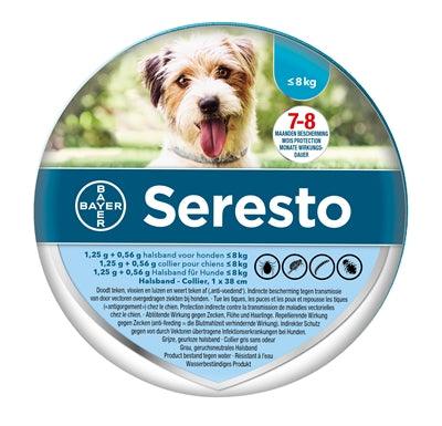 Bayer Seresto Teken- En Vlooienband Hond TOT 8 KG 38 CM - Pet4you