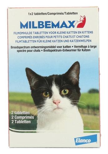Milbemax Tablet Ontworming Kleine Kat / Kitten 2 TABLETTEN - Pet4you