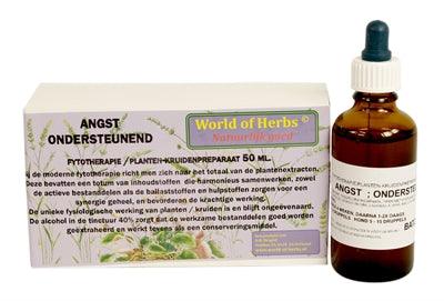 Dierendrogist World Of Herbs Fytotherapie Angst Ondersteunend 50 ML - Pet4you