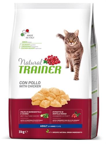 Natural Trainer Cat Adult Chicken 3 KG - Pet4you