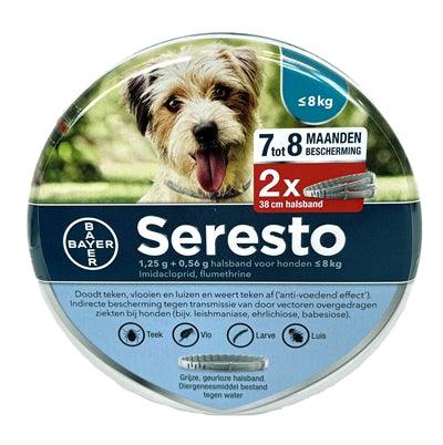 Bayer Seresto Teken- En Vlooienband Hond TOT 8 KG 38 CM 2 ST - Pet4you