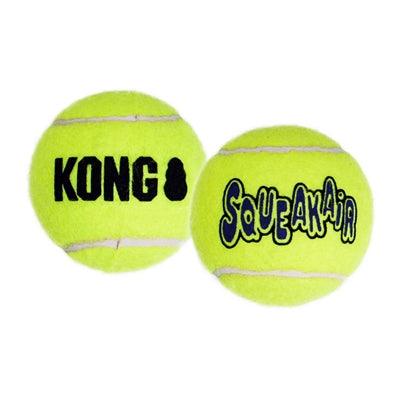Kong Squeakair Tennisbal Geel Met Piep LARGE 8 CM - Pet4you
