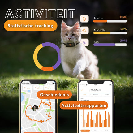 Weenect GPS Tracker Kat Zwart