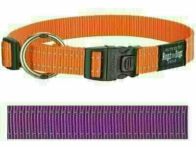 Rogz For Dogs Fanbelt Halsband Paars 20 MMX34-56 CM