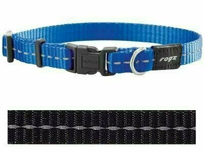 Rogz For Dogs Nitelife Halsband Zwart 11 MMX20-32 CM