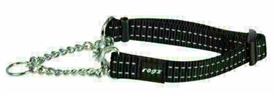 Rogz For Dogs Snake Halfslip Halsband Zwart 16 MMX32-44 CM