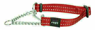 Rogz For Dogs Snake Halfslip Halsband Rood 16 MMX32-44 CM