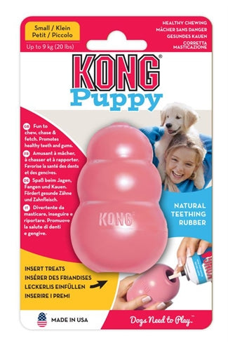 Kong Puppy Roze Of Blauw Assorti SMALL 7,5X4,5X4,5 CM