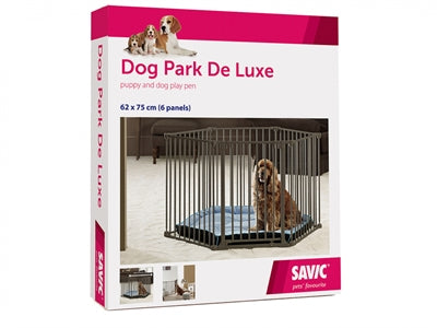 Savic Puppyren Dog Park Deluxe Zwart 62X75 CM