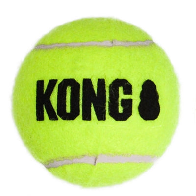 KONG SQUEAKAIR TENNISBAL GEEL MET PIEP