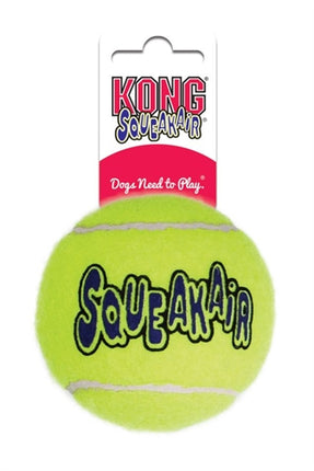 Kong Squeakair Tennisbal Geel Met Piep XL 10X10X10 CM