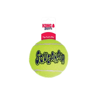 KONG SQUEAKAIR TENNISBAL GEEL MET PIEP