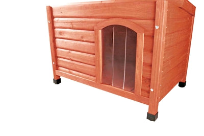 Trixie Natura Hondenhok Classic Met Plat Dak Bruin